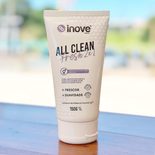 Shampoo E Sabonete Corporal All Clean 2 Em 1 Inove 150g