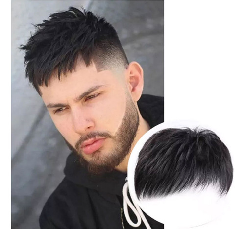 Conjunto De Pelucas De Los Hombres Con El Pelo Corto