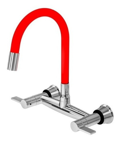 Misturador Para Cozinha Parede 1/4 Volta 6210 C70 Red Leão