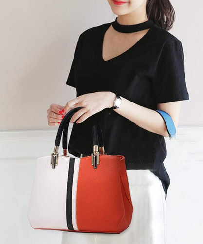 Smallbluer Bolsos De Mano De Charol Suave Para Mujer Bolsos