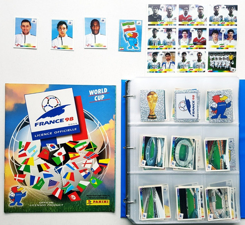 Álbum Panini Francia 98 Con Todas Las Láminas Para Pegar