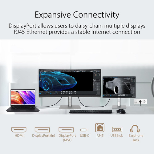 Asus Proart Display Pa34vcnv 34.1 Led Ips Uwqhd Usb-c Curva