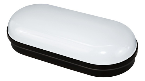 Arandela Parede Externa Muro Oval 8w Branco Neutro Ip65 