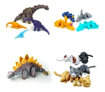 Comprar Animales Articulados 02 X4 Archivo Stl Para Impresión 3d