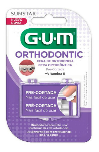 Imagen 1 de 2 de Gum Cera De Ortodoncia Sin Sabor