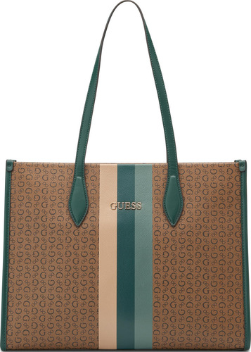 Bolsa Satchel Para Mujer Con Logo Estampado De Guess