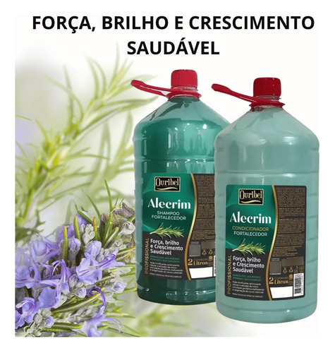 Kit Shampoo E Condicionador Alecrim Ouribel 2x2000ml