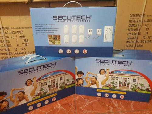 Sistema De Alarma Inalambricas De 6 Zonas Secutech