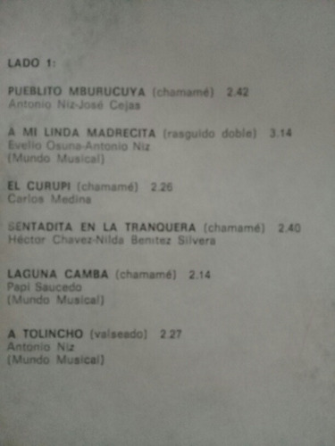Lp Evelio Osuna-antonio Niz (en Buenos Aires)nuevo Difusion