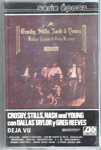 Cassette Crosby, Stills, Nash & Young    Déjà Vu