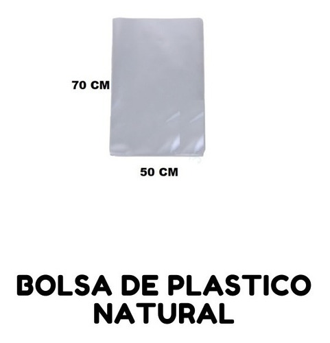 5 Kg Bolsa Plástico Natural Baja Densidad 50/70