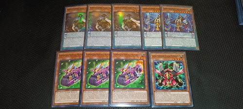 Set Cartas Yugioh Superheavy Samurai 9 Cartas Cyac 