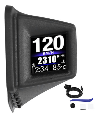 Head Up Display Gps Warning Guage Universal Para Veículos
