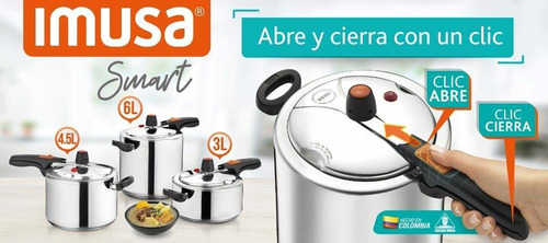 Olla A Presión Aluminio 4.5litros Smart 5861027392