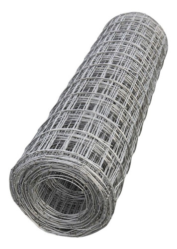 Malla Soldada Galvanizada Alambre Tejido 38x38x2mm X Mt 