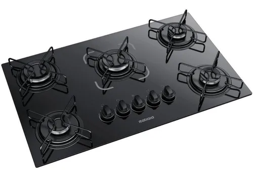 Quanto custa 1 hora de gás de cozinha? 4 Cooktop Essencial 5 Bocas Itatiaia