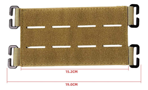 Panel Holder For Molle Badges Strips For Brown