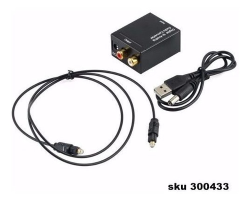 Convertidor Audio Digital Optico Coaxial A Analogo 2 Rca W01
