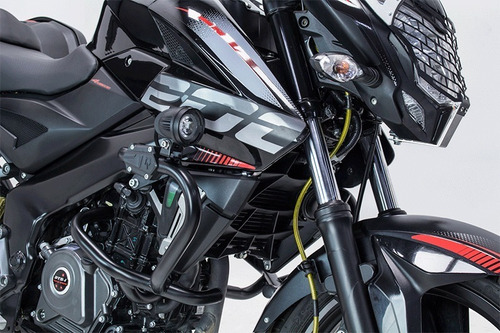 Imagen 7 de 10 de Defensas Crash Bar Negras Pulsar Ns 200 Fire Parts