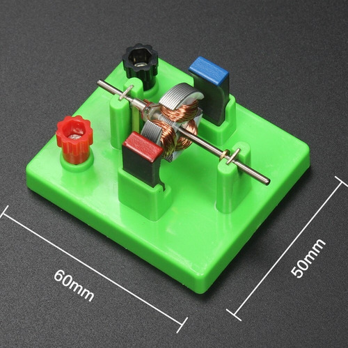 Motor Dc, Principio De Funcionamiento, Con Batería 9v