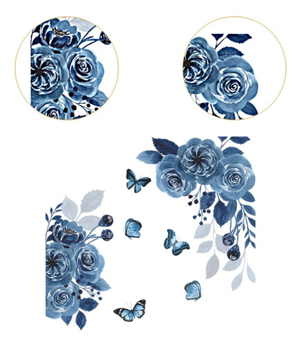Pegatinas De Pared Con Flores, , Diseño De, Papel Tapiz