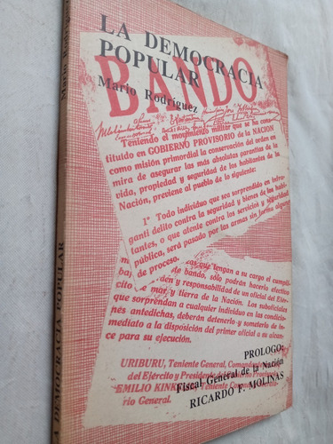 La Democracia Popular Mario Rodriguez Fiscal Molinas Prologo