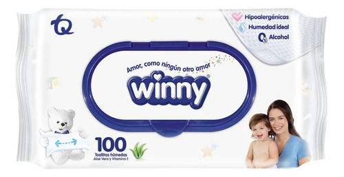 Toallitas Humedas Winny X600 - 6 Pa - Unidad a $143