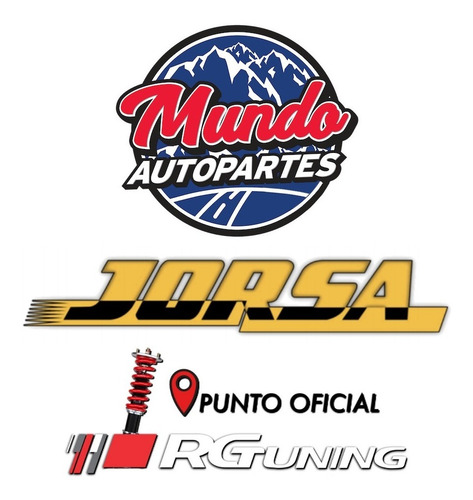 Amortiguadores Vastago Corto Gol Trend Del Jorsa Kit Cuotas