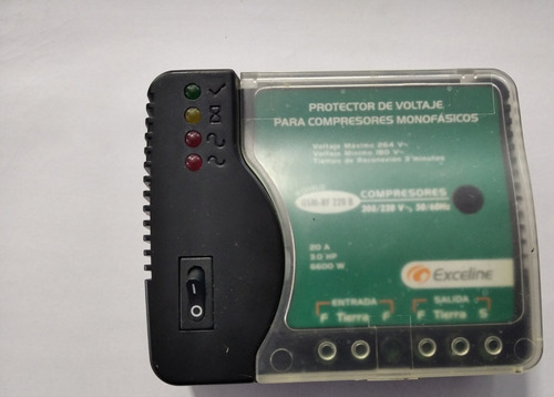 Protector Compresor Monofasico Exceline Usado Gsm-rf220b/3u