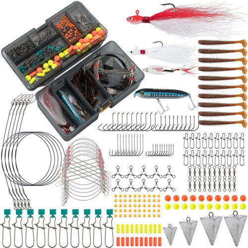 H Caja Aparejo Pesca Agua Salada Kit Para Surf 269 Pieza Sal