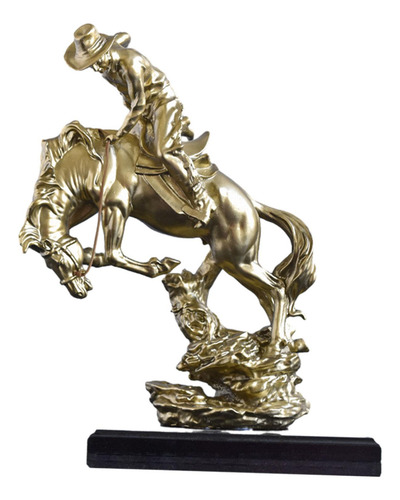 Estatua Ecuestre De Vaquero, Escultura De Vaquero Para El