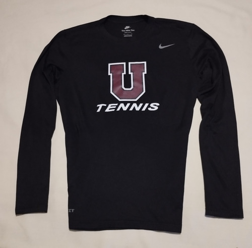 Playera Nike Dri Fit Tennis Talla M Mediana Color Negro 