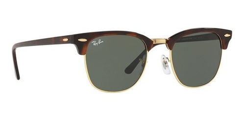 Ray-Ban Clubmaster Classic RB3016 - Green - Cristal - Clásica - Gloss tortoise - Acetato - Gloss tortoise - Acetato - Large (Incluye: Con lente polarizada)