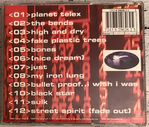 Cd Radiohead The Bends Cd Excelente Estado Made In Holland (Usado)