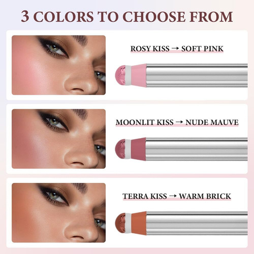 Colorete Hidratante Multiefecto Con Brillo Labial De Larga D