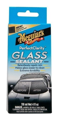 Meguiars G8504 Sellador De Vidrios Repele El Agua 118 Ml