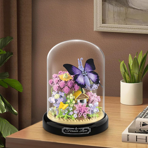 Bloques De Flores Artificiales Para Armar Compatible 582pcs