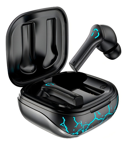 Auriculares Audifonos Gamer Tws X-lizzard Negro - Xxz-tws-01 Color De La Luz Azul