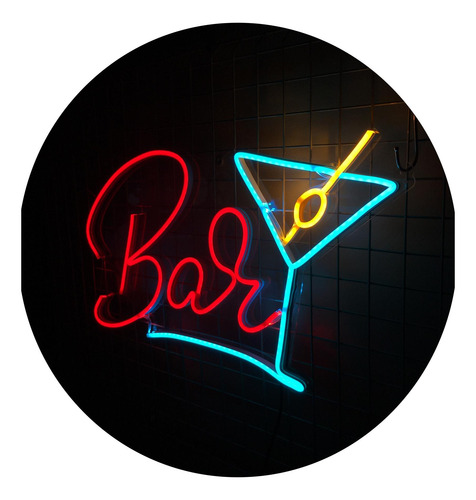 Bar Cartel Neon En Acrilico