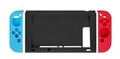 Fundas Silicona Nintendo Switch Neon + Vidrio Protector!!!