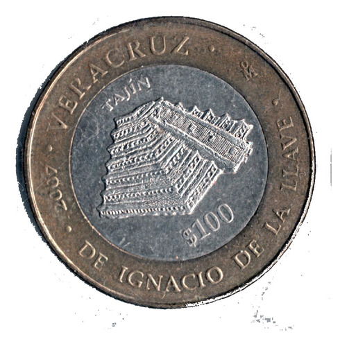Moneda  Plata  Veracruz  100 Pesos Envio  Gratis 1
