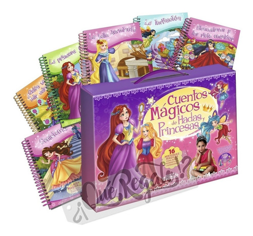 Libros Cuentos De Hadas Y Princesas Para Niñas - 16 Tomos