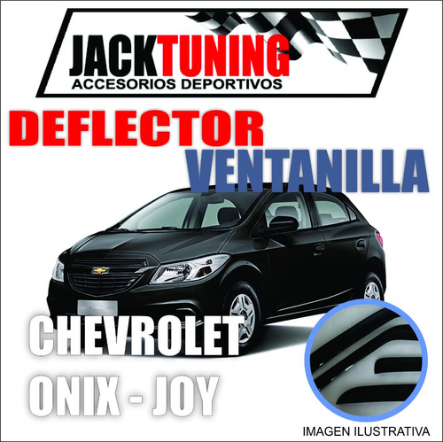 Deflector De Ventanilla  Onix 2013/...delantero Coliza