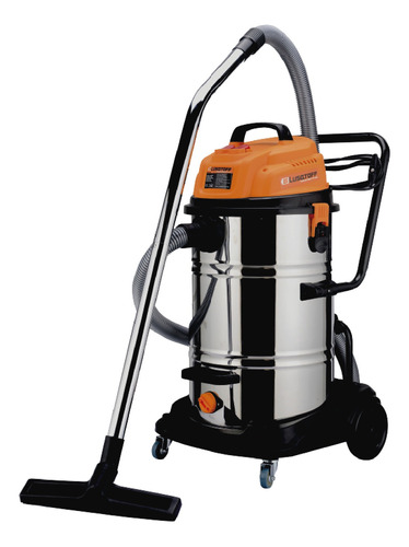 Aspiradora Industrial De Tacho Lüsqtoff La-6002m 60l  Plata, Negra Y Naranja 220v 50hz