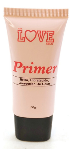 Maquillaje Face Primer Pre Base Gel Liquido Love Tejar