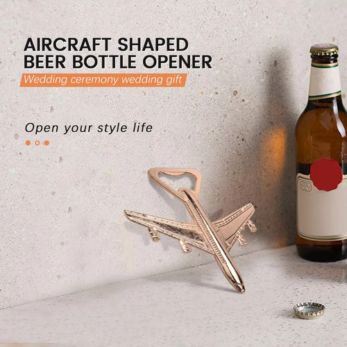 Paquete De 12 Abrebotellas Tipo Avión, Caja De Regalo,