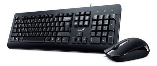 Kit Teclado Y Mouse Genius Cableado Km-160 Usb