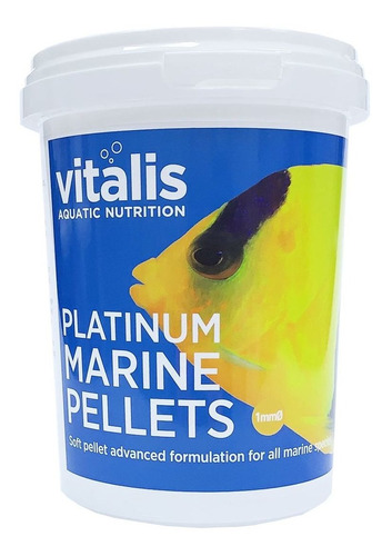 Ração Platinum Marine Pellets 260g 1mm Vitalis