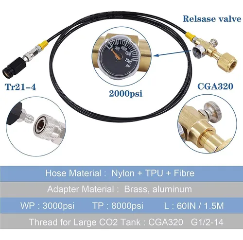 Actualice Cga320 A Tr214 Adaptador Directo De Cilindro ...