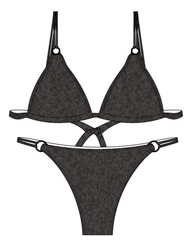 Bikini Oferta Top Triangulo Vedetina Doble Tira Audace Sgind